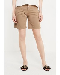Женские светло-коричневые шорты от Motivi