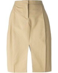 Женские светло-коричневые шорты от Neil Barrett