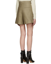 Женские светло-коричневые шорты от Isabel Marant