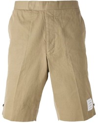 Мужские светло-коричневые шорты от Thom Browne