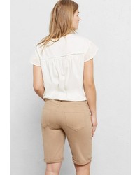 Женские светло-коричневые шорты от Violeta BY MANGO