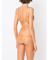 Светло-коричневый бикини-топ от Haight