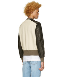 Мужской светло-коричневый бомбер от Maison Margiela