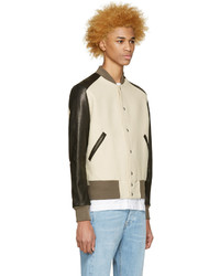 Мужской светло-коричневый бомбер от Maison Margiela