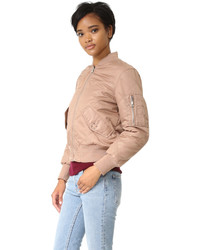 Женский светло-коричневый бомбер от Whistles