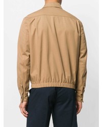 Мужской светло-коричневый бомбер от Fendi