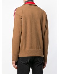 Мужской светло-коричневый бомбер от Laneus