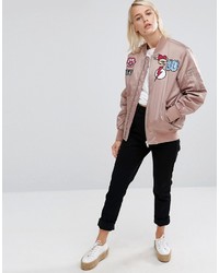 Женский светло-коричневый бомбер от Asos