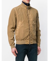 Мужской светло-коричневый бомбер от Peuterey