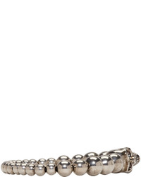 Мужской светло-коричневый браслет из бисера от Alexander McQueen