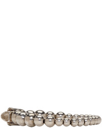 Мужской светло-коричневый браслет из бисера от Alexander McQueen