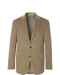 Мужской светло-коричневый вельветовый пиджак от Canali