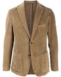 Мужской светло-коричневый вельветовый пиджак от Eleventy