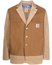 Мужской светло-коричневый вельветовый пиджак от Junya Watanabe MAN