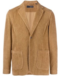 Мужской светло-коричневый вельветовый пиджак от Lardini