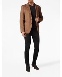 Мужской светло-коричневый вельветовый пиджак от Philipp Plein