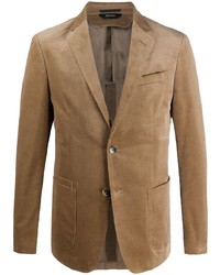 Мужской светло-коричневый вельветовый пиджак от Z Zegna