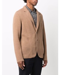 Мужской светло-коричневый вязаный пиджак от Missoni