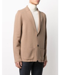 Мужской светло-коричневый вязаный пиджак от Drumohr