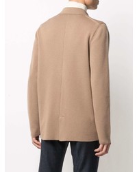 Мужской светло-коричневый вязаный пиджак от Drumohr