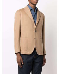 Мужской светло-коричневый вязаный пиджак от Tagliatore