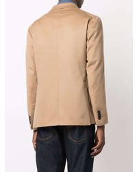 Мужской светло-коричневый вязаный пиджак от Tagliatore