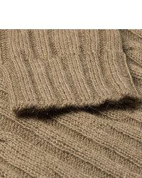 Мужской светло-коричневый вязаный свитер от Gucci