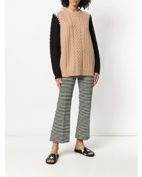 Женский светло-коричневый вязаный свитер от Chinti & Parker