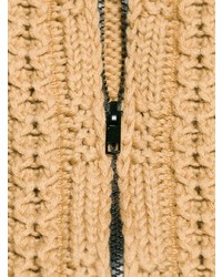 Женский светло-коричневый вязаный свитер от RED Valentino