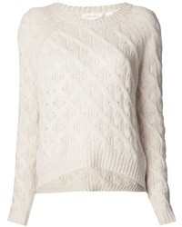 Женский светло-коричневый вязаный свитер от Inhabit