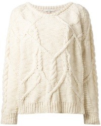 Женский светло-коричневый вязаный свитер от IRO