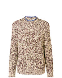 Мужской светло-коричневый вязаный свитер от Isabel Marant