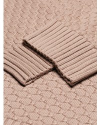 Женский светло-коричневый вязаный свитер от See by Chloe