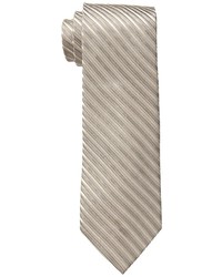 Светло-коричневый галстук в горизонтальную полоску