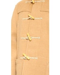 Женский светло-коричневый дафлкот