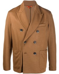 Мужской светло-коричневый двубортный пиджак от Barena