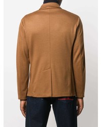 Мужской светло-коричневый двубортный пиджак от Barena