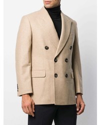 Мужской светло-коричневый двубортный пиджак от Casablanca