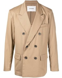 Мужской светло-коричневый двубортный пиджак от Rito Structure