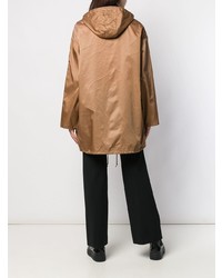 Женский светло-коричневый дождевик от Prada