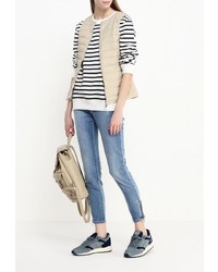 Женский светло-коричневый жилет от Armani Jeans