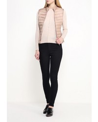 Женский светло-коричневый жилет от B.Style