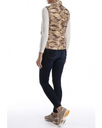 Женский светло-коричневый жилет от Odri