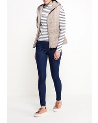 Женский светло-коричневый жилет от Sela