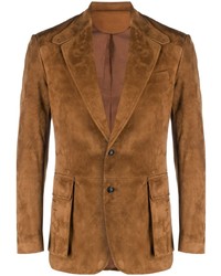 Мужской светло-коричневый замшевый пиджак от Polo Ralph Lauren