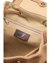 Женский светло-коричневый замшевый рюкзак от Jane Shilton