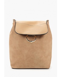 Женский светло-коричневый замшевый рюкзак от Zarina