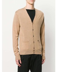 Мужской светло-коричневый кардиган от DSQUARED2