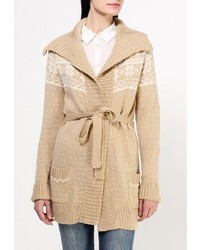 Женский светло-коричневый кардиган от Kruebeck