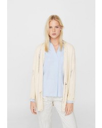 Женский светло-коричневый кардиган от Mango